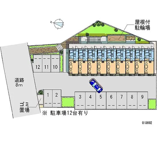 ★手数料０円★日進市赤池　月極駐車場（LP）